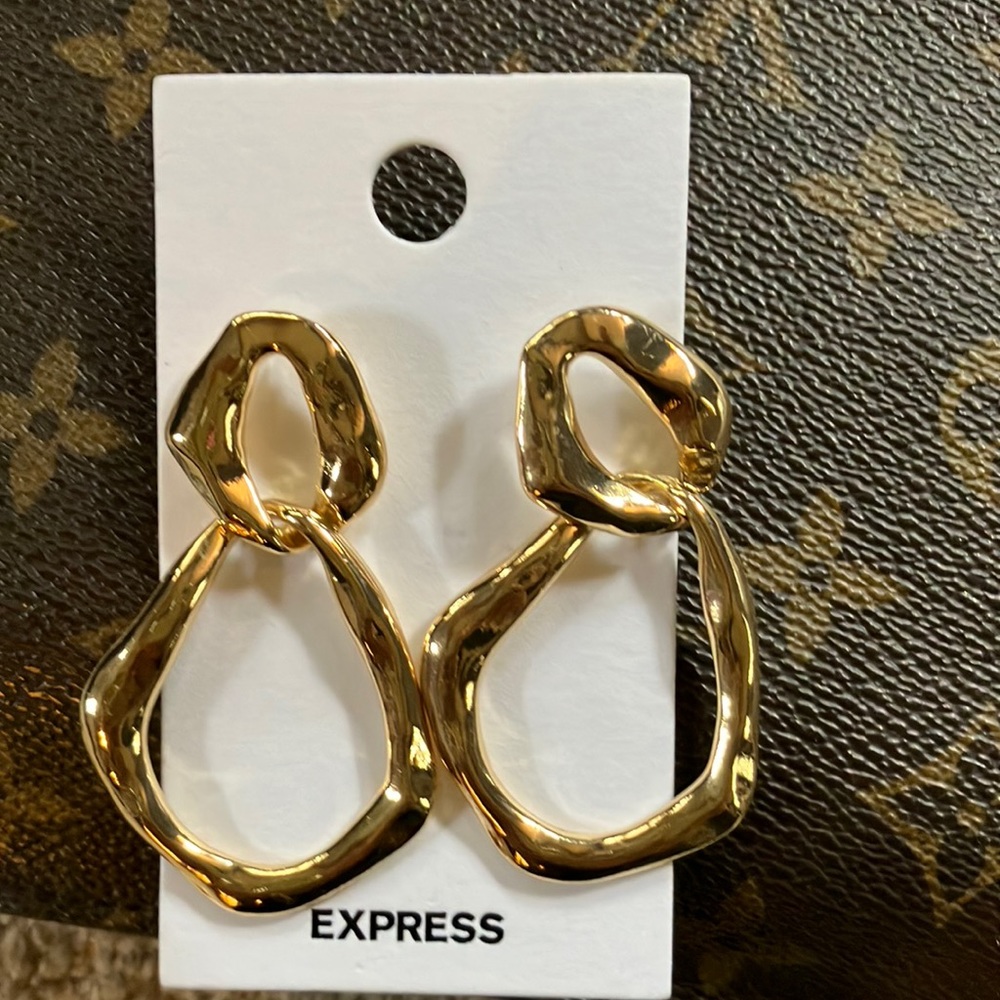 NWT‎ Express Gold Earrings